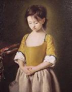 Pietro Antonio Rotari Portrait of a Young Girl oil on canvas